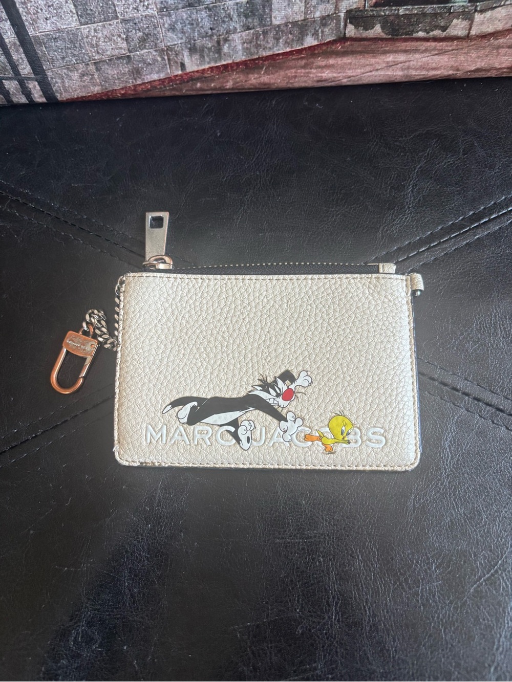 Marc Jacobs Silver Tweety & Sylvester Wallet
